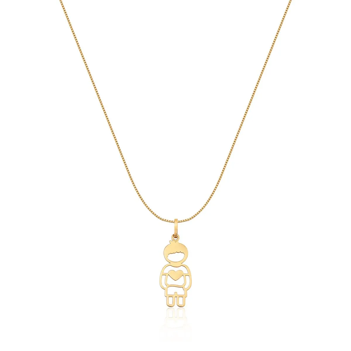 Pingente de Ouro 18k de Menino