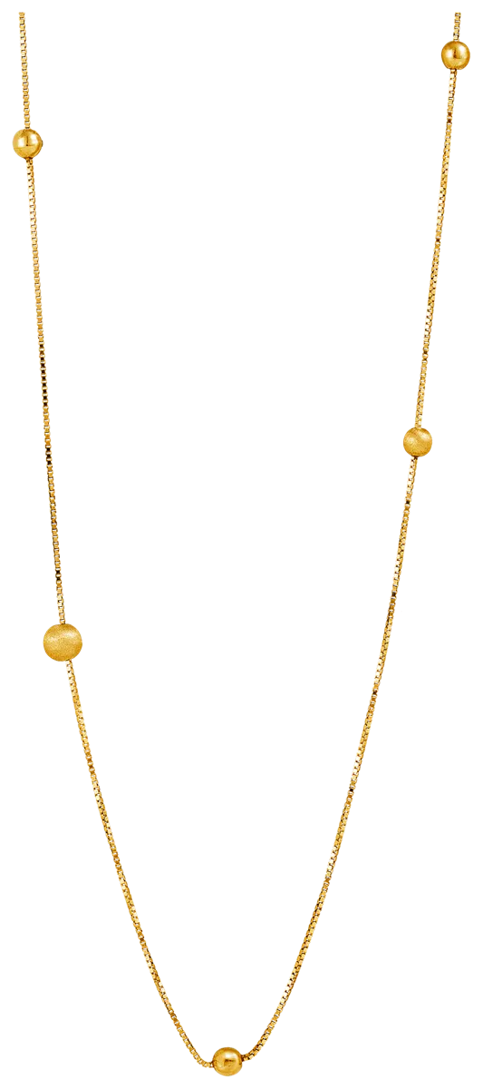 Gargantilha de Ouro 18k com Bolinhas