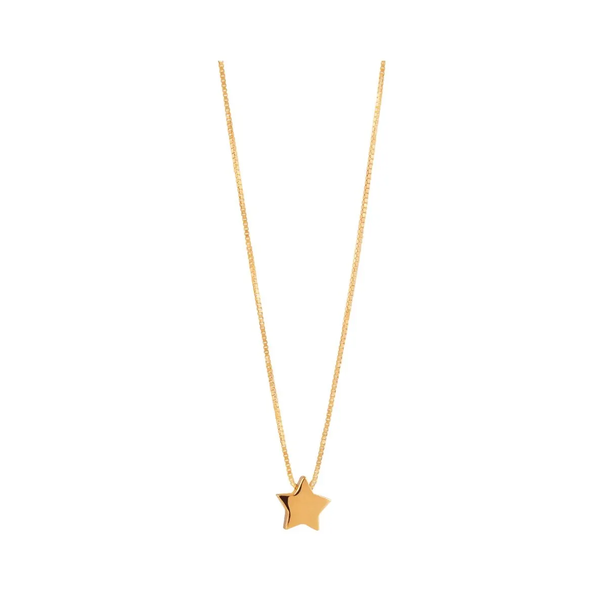Gargantilha Gifts For Love veneziana ouro 18k pingente estrela