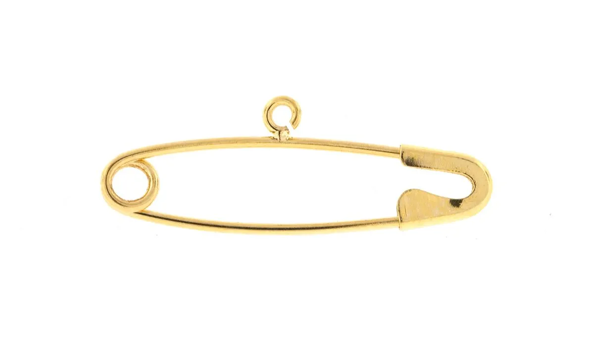 Pingente Essentials alfinete joaninha ouro 18k polido