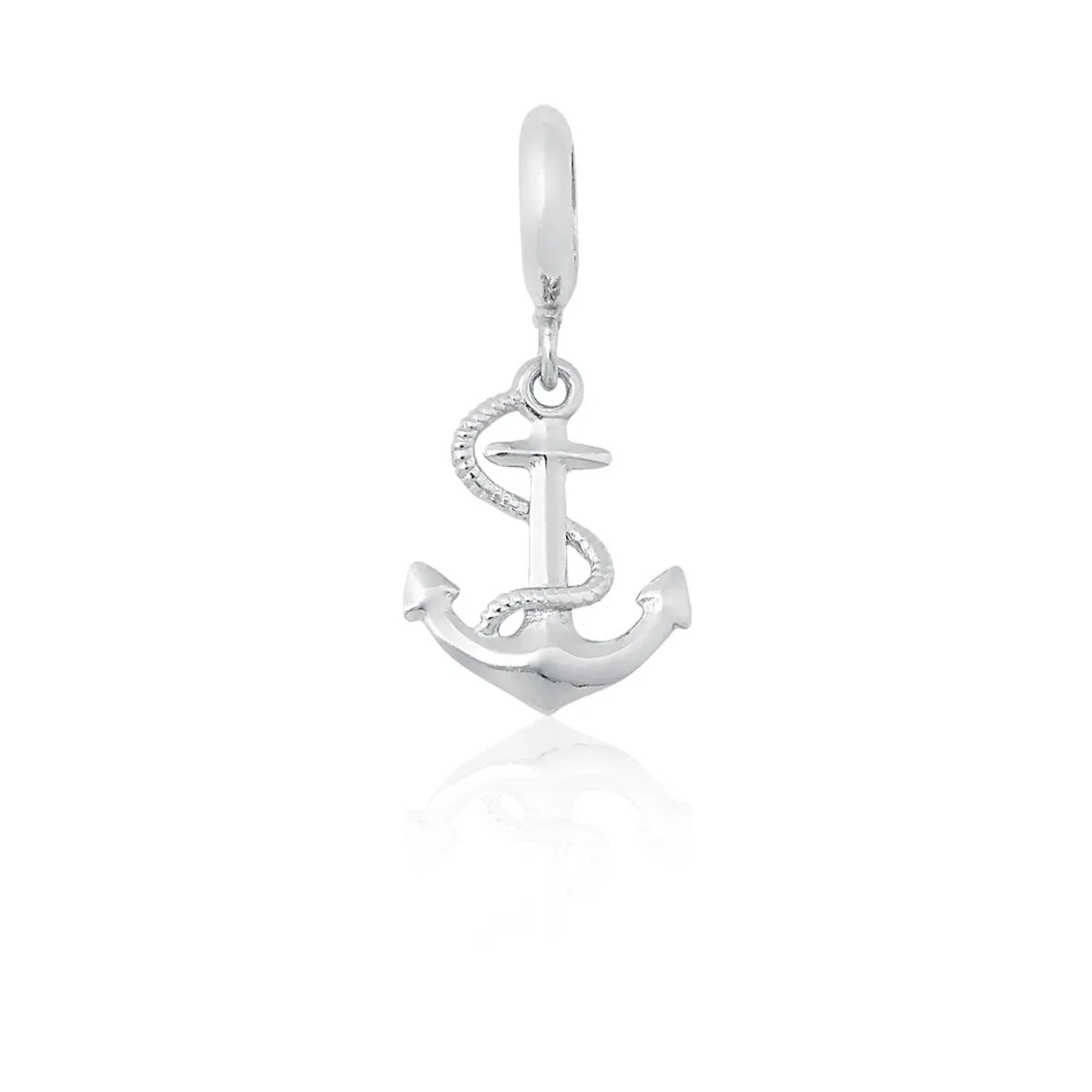 Pingente de Prata 925 Charms de Âncora