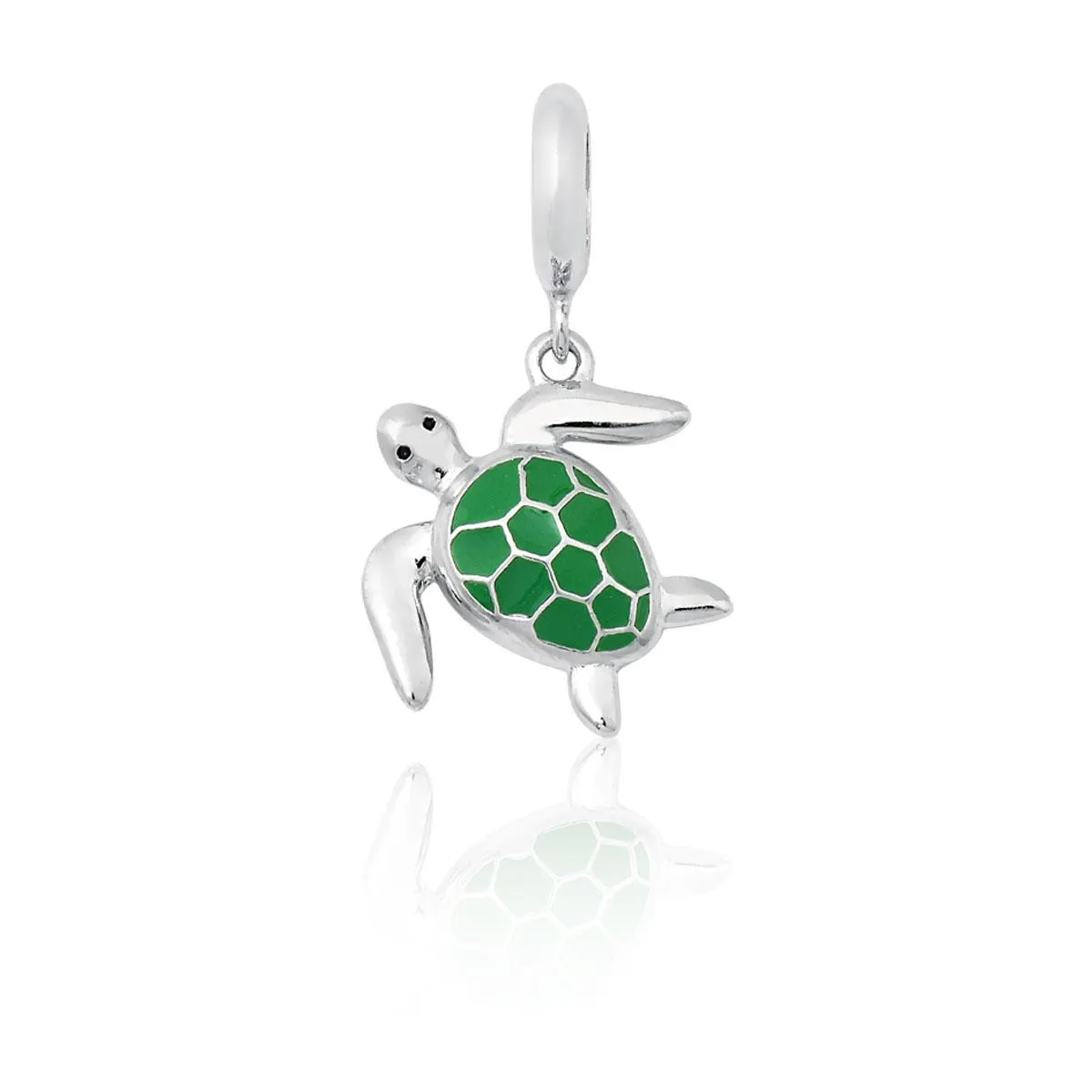 Pingente de Prata 925 Charms de Tartaruga.