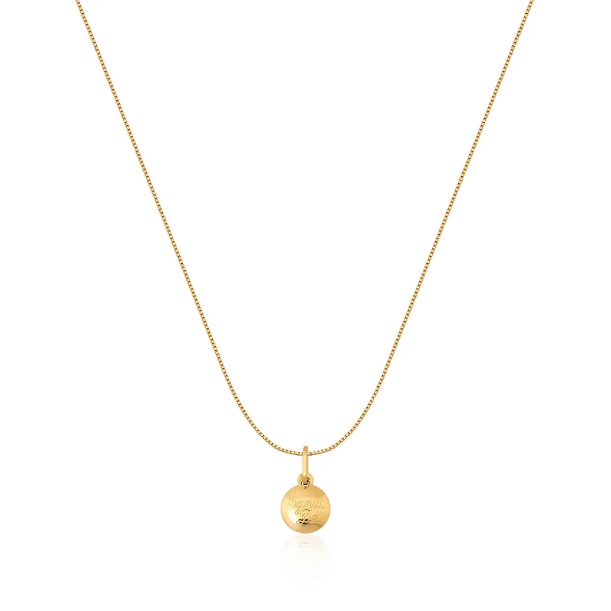 Pingente de Ouro 18k de Agnus Dei