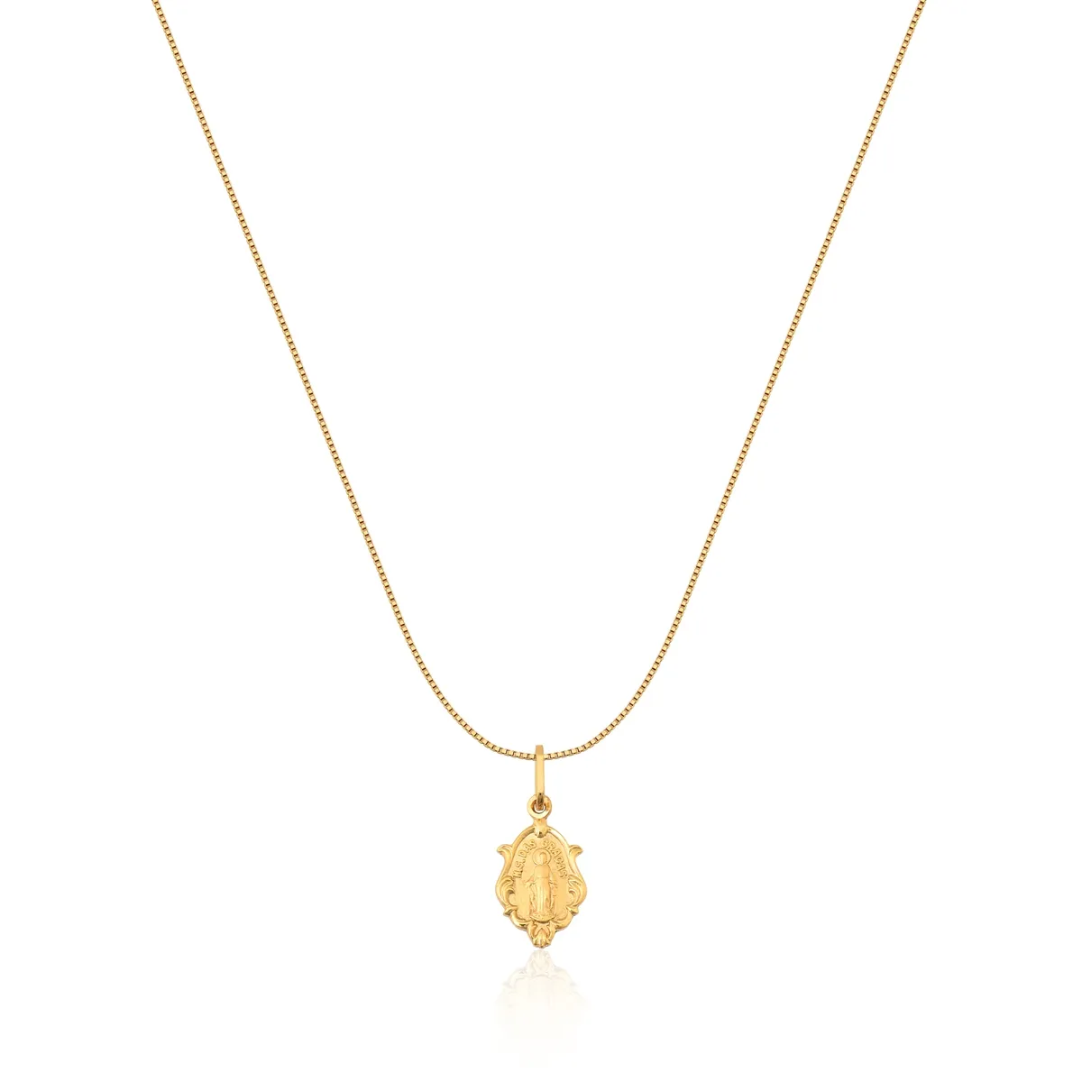 Pingente de Ouro 18k N.S das Graças