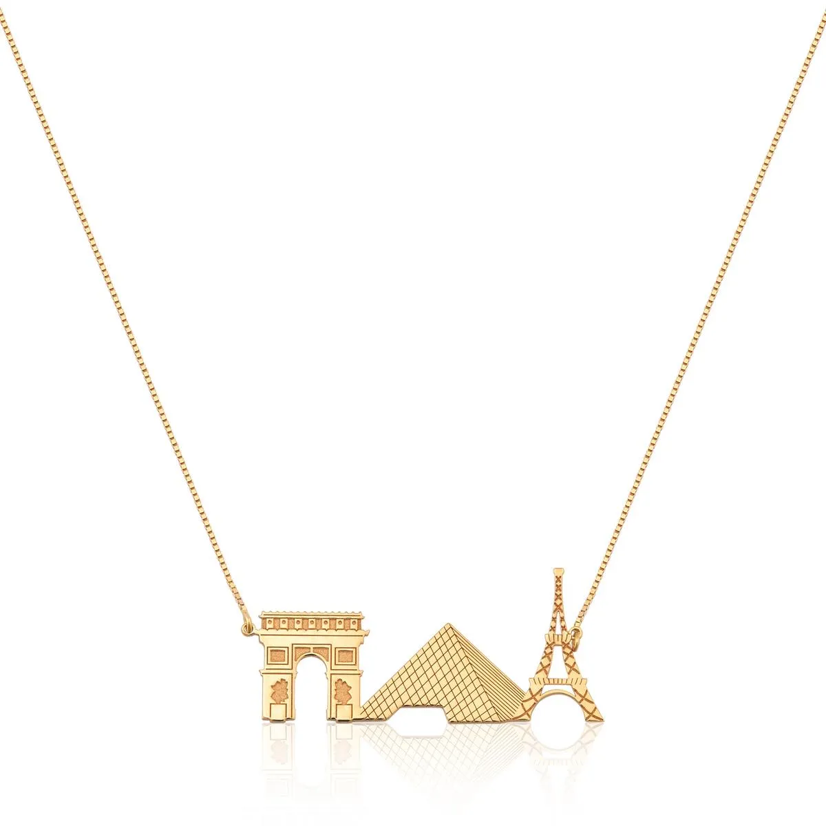 Gargantilha de Ouro 18k de Paris