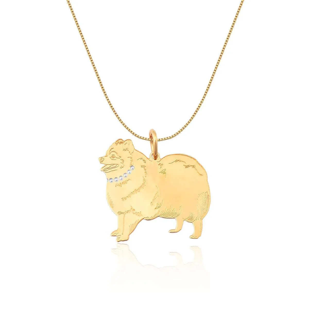 Pingente de Ouro 18k de Spitz