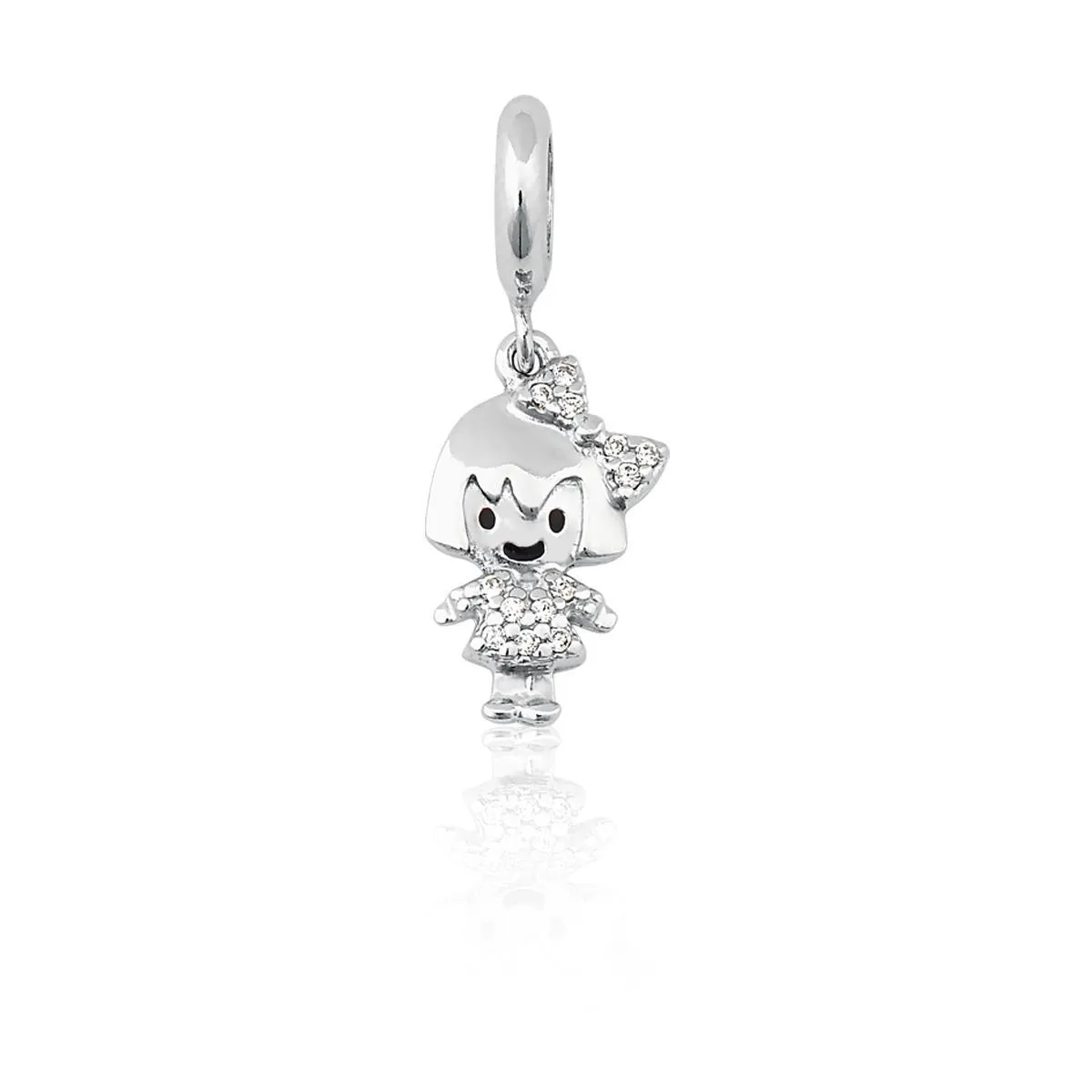 Pingente de Prata 925 de Menina