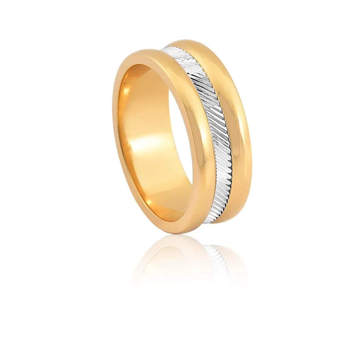 ALIANÇA DE CASAMENTO EM OURO 18K 6,8MM