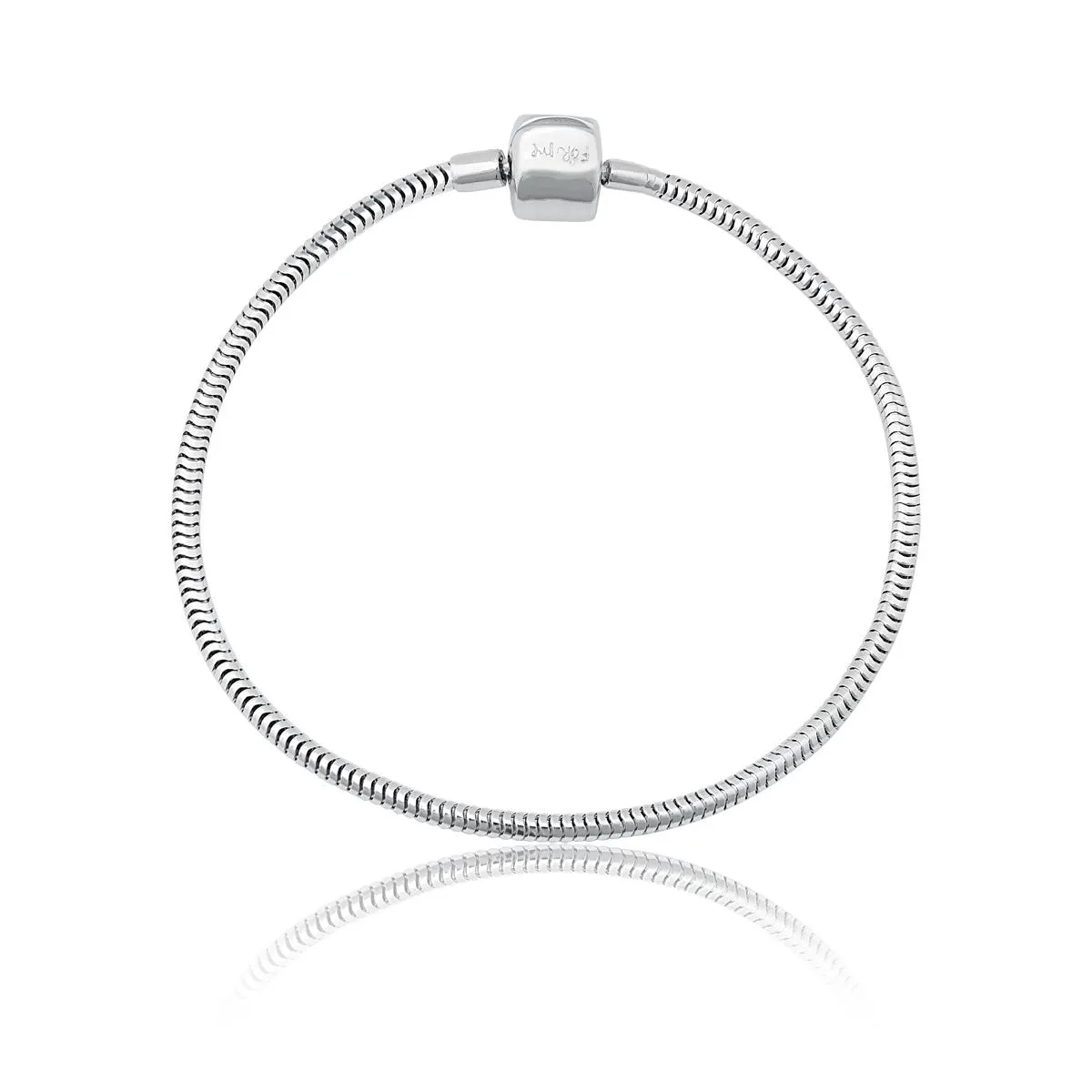 Pulseira trama maleável em prata 925 For me Coliseu 20cm