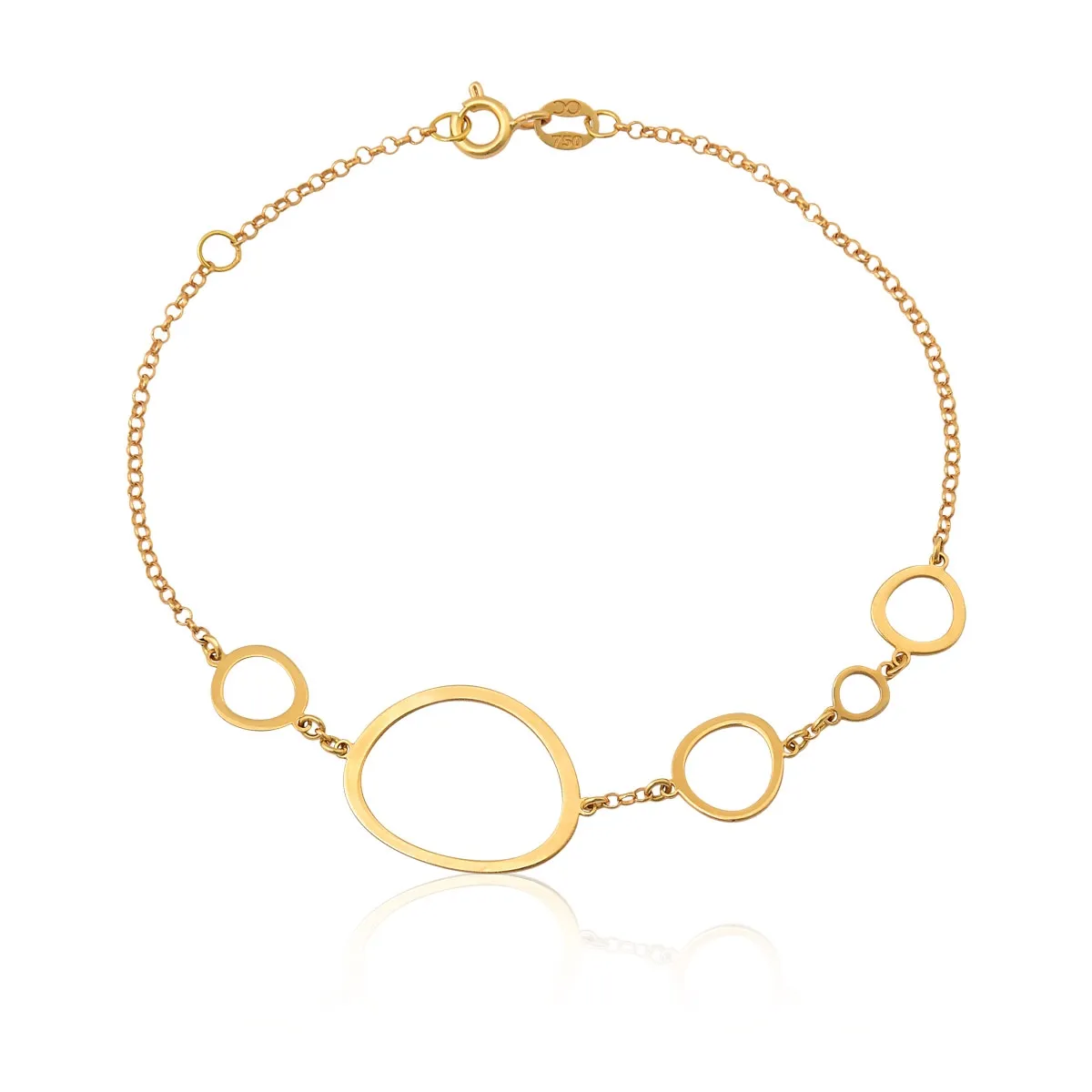 Pulseira de Ouro 18k Henrique Steyer Louis Henrique