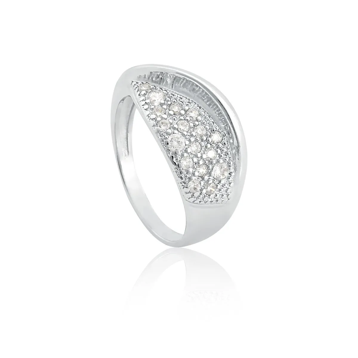 Anel de Prata 925 com Zircônia