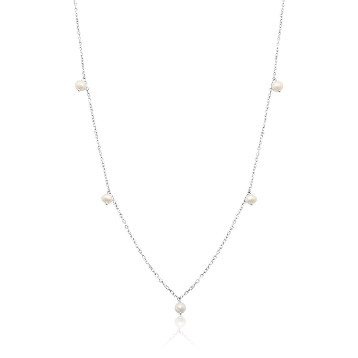 Gargantilha de Prata 925 com Pérola