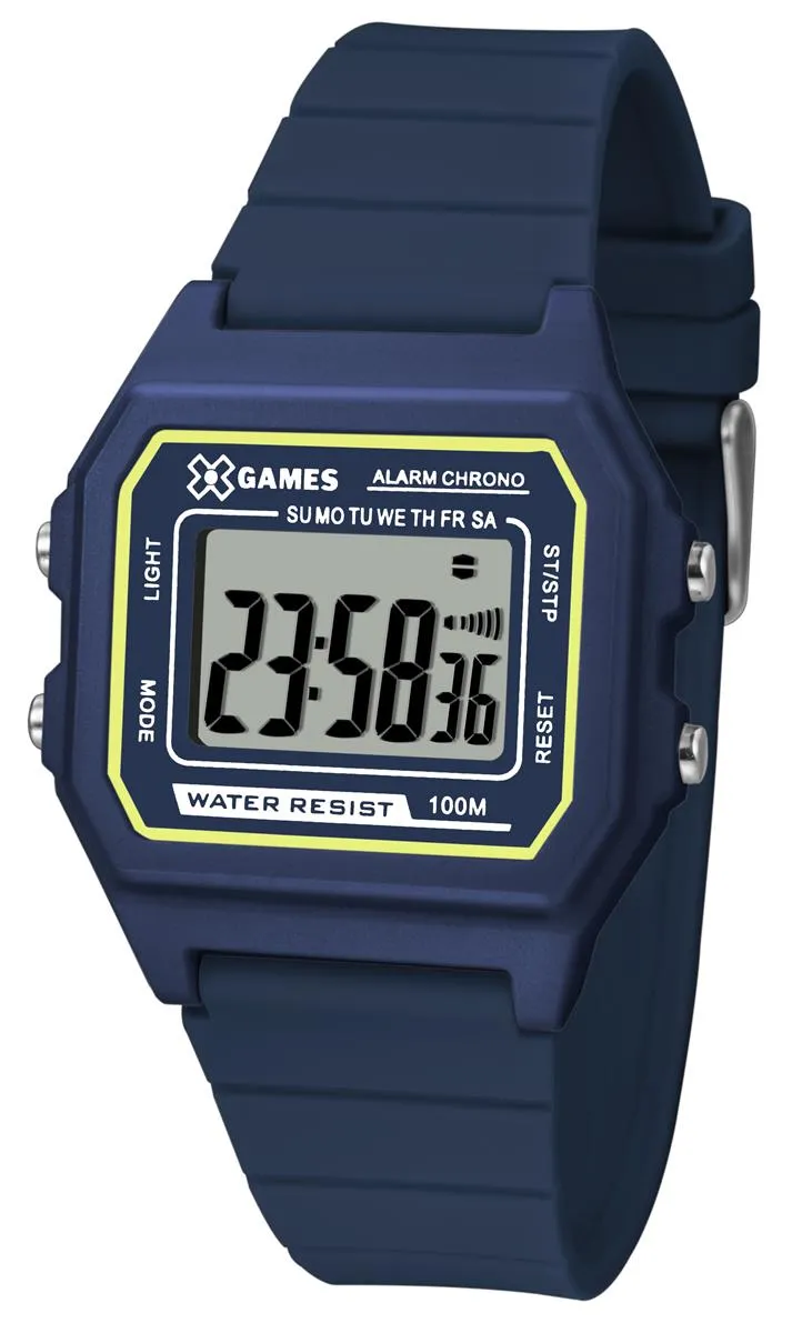 Relógio Pulso X Games Masculino - Quartz Digital - Xgppd108-Bxdx Azul