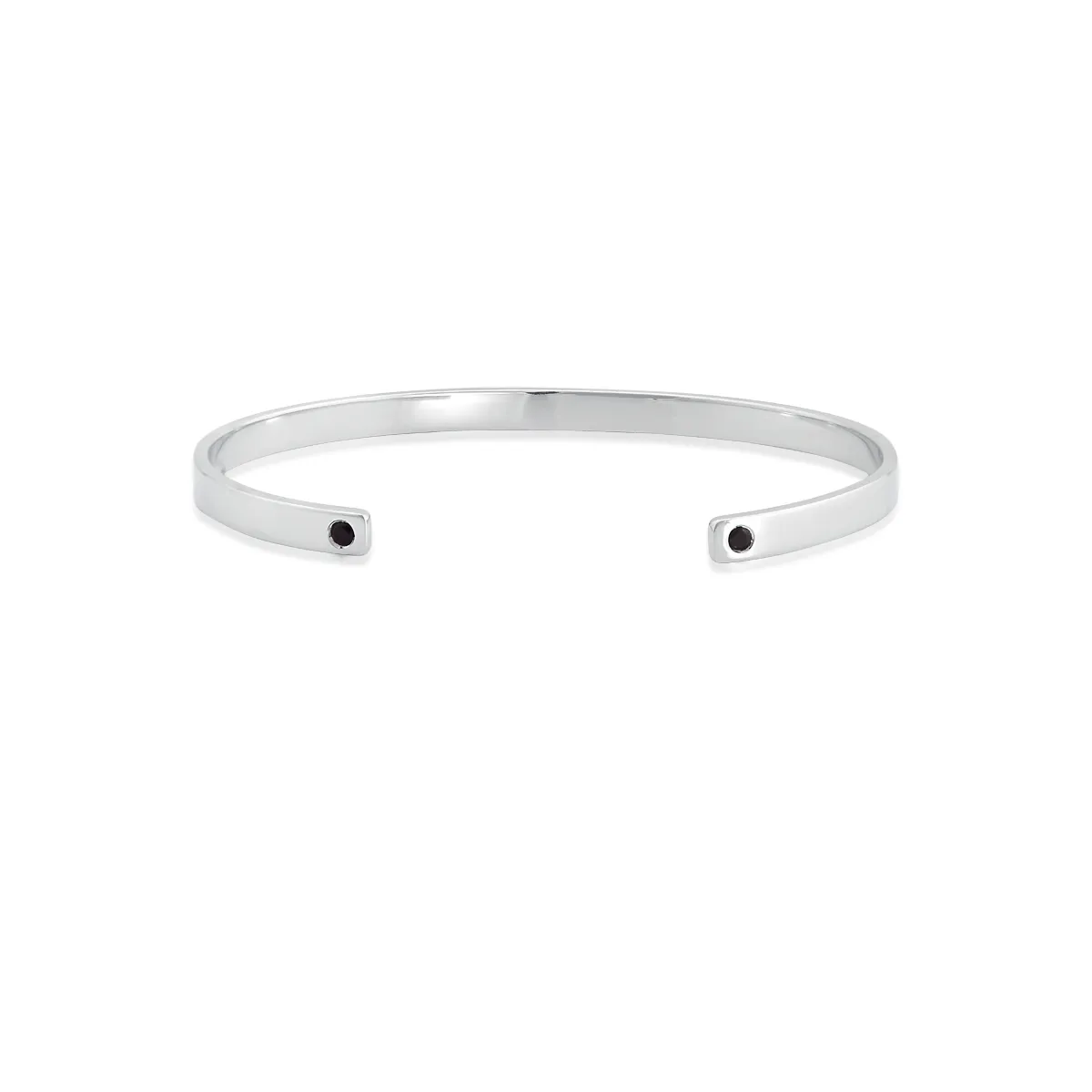Pulseira bracelete de Prata 925 com Nano Cristal