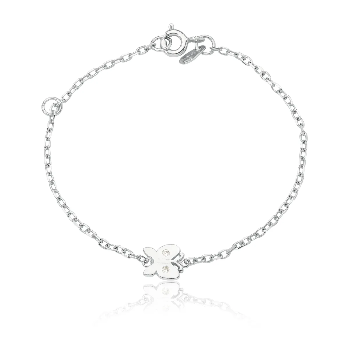 Pulseira de Prata 925 com Zircônia