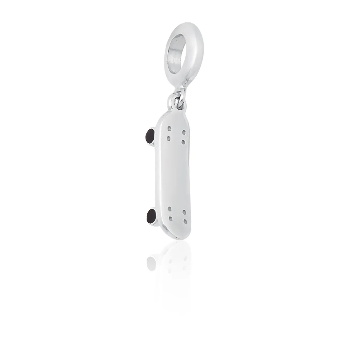 Pingente de Prata 925 Charms de Skate