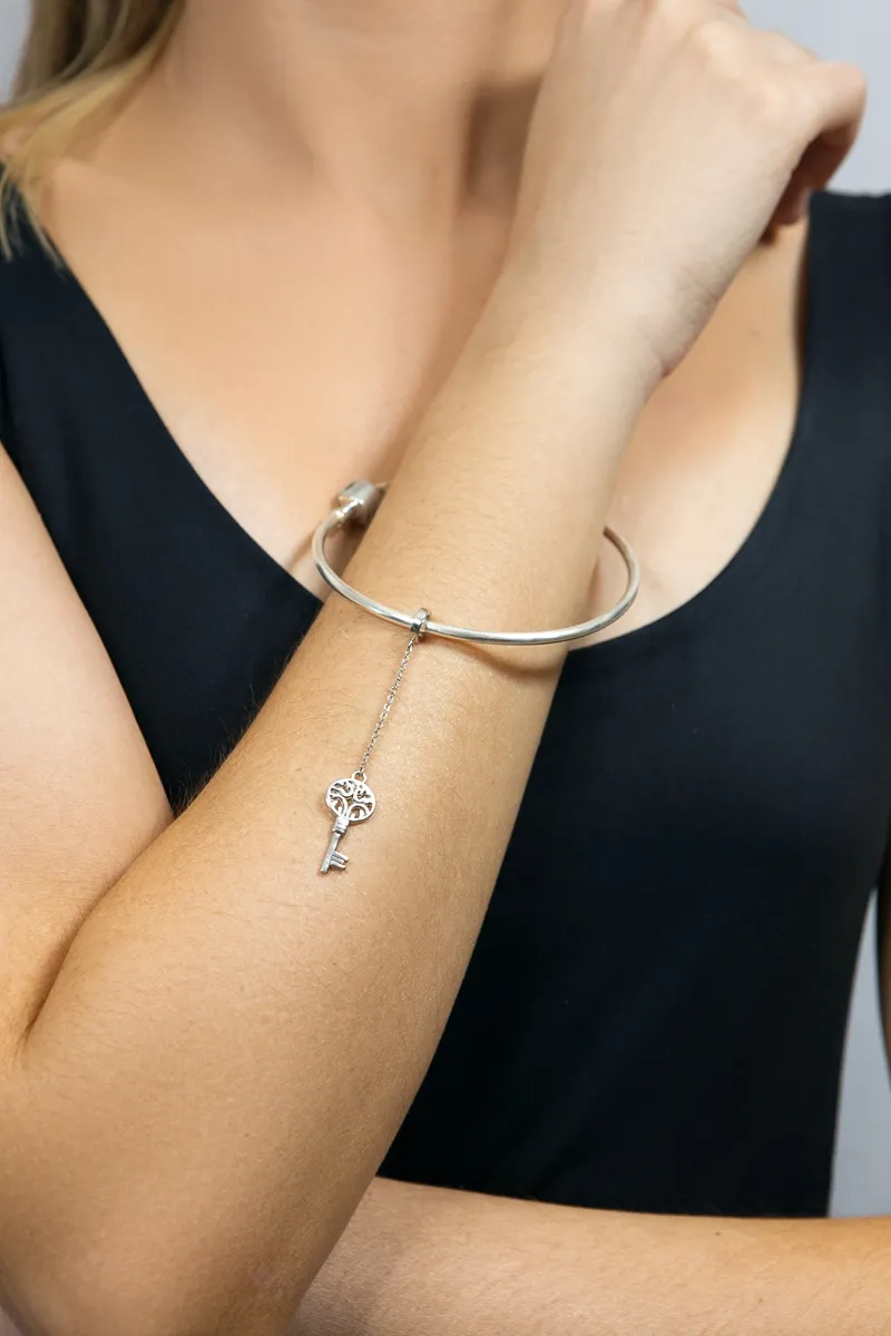 Pingente de Prata 925 de Chave