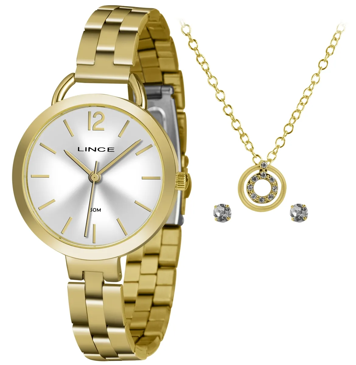 Relógio Lince Feminino LRGH105L KW63S2KX Dourado