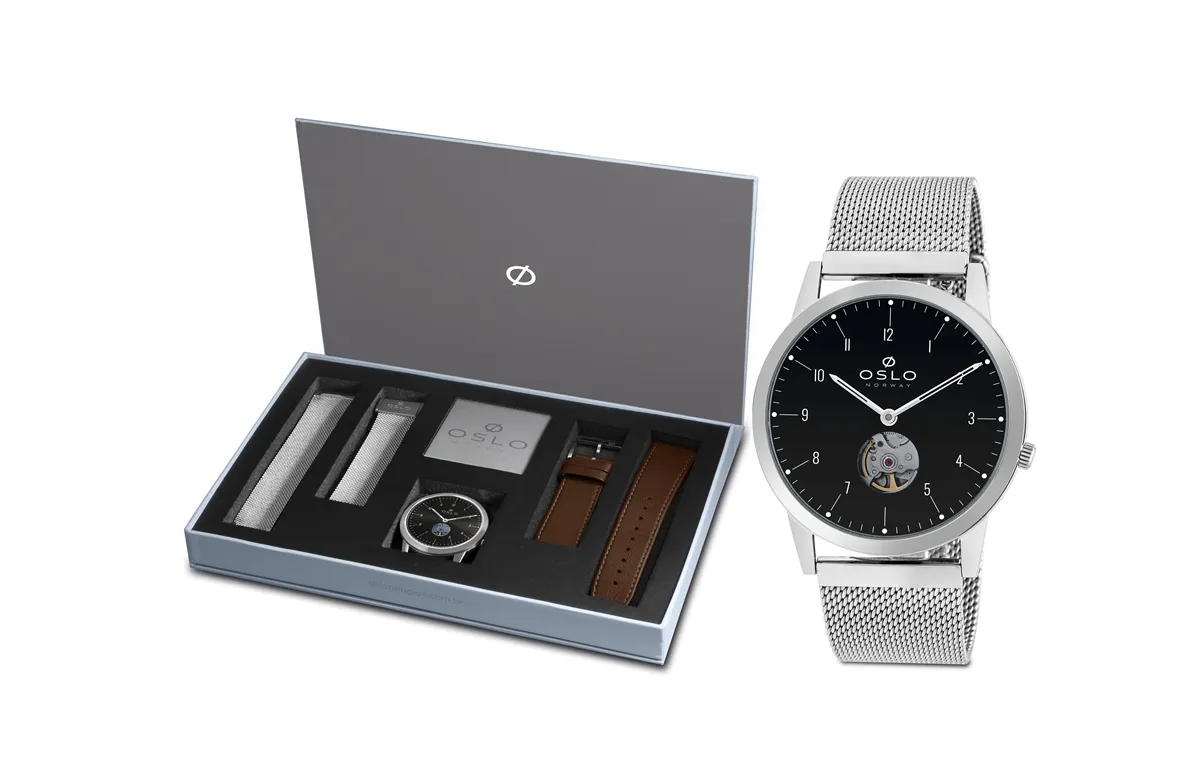 Relógio Oslo Automático Masculino - OMBSSA900001-P1SX