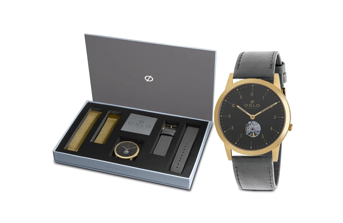 Relógio Oslo Automático Masculino - OMGSCA900001-G1GX