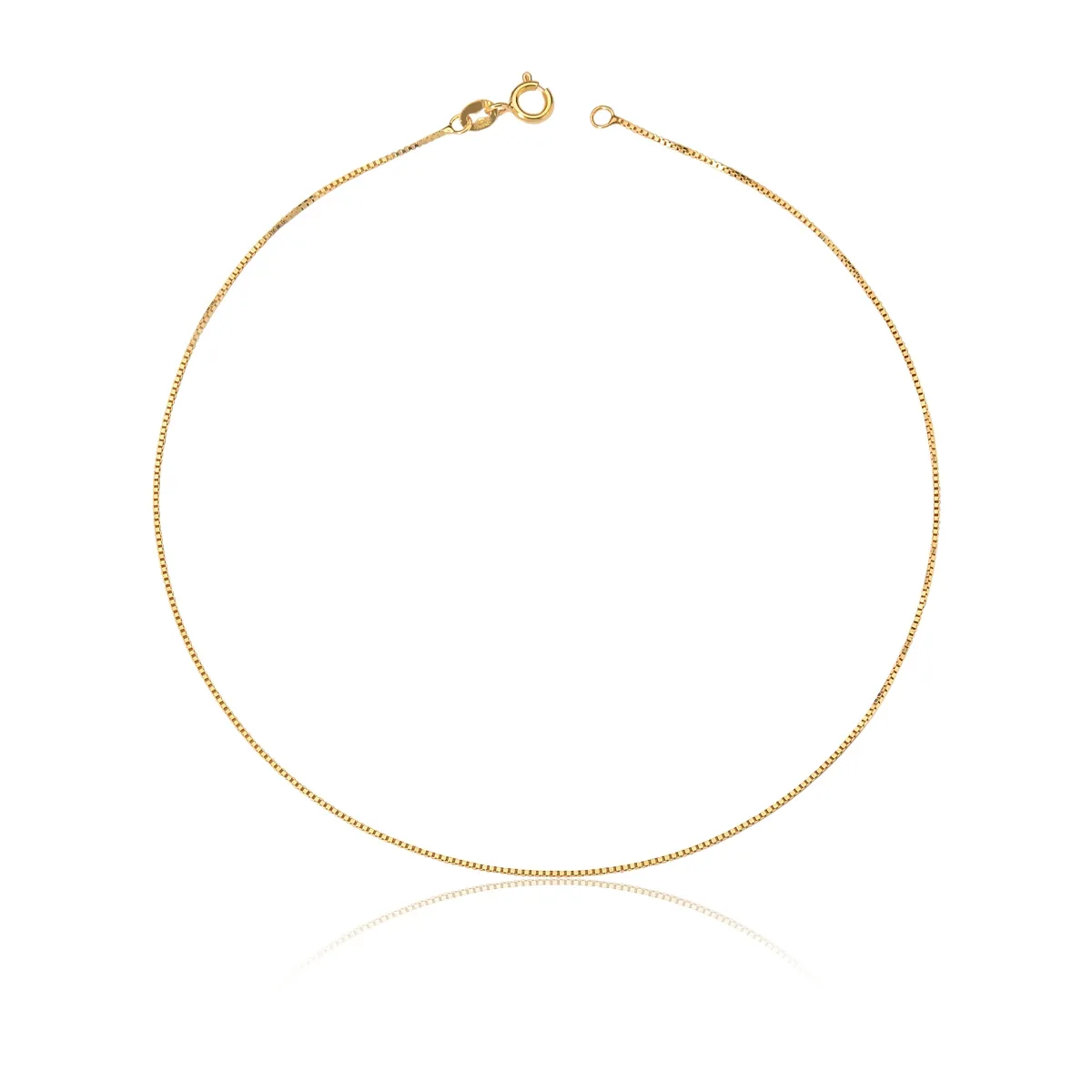 Tornozeleira de ouro 18k VENEZIANA 24cm