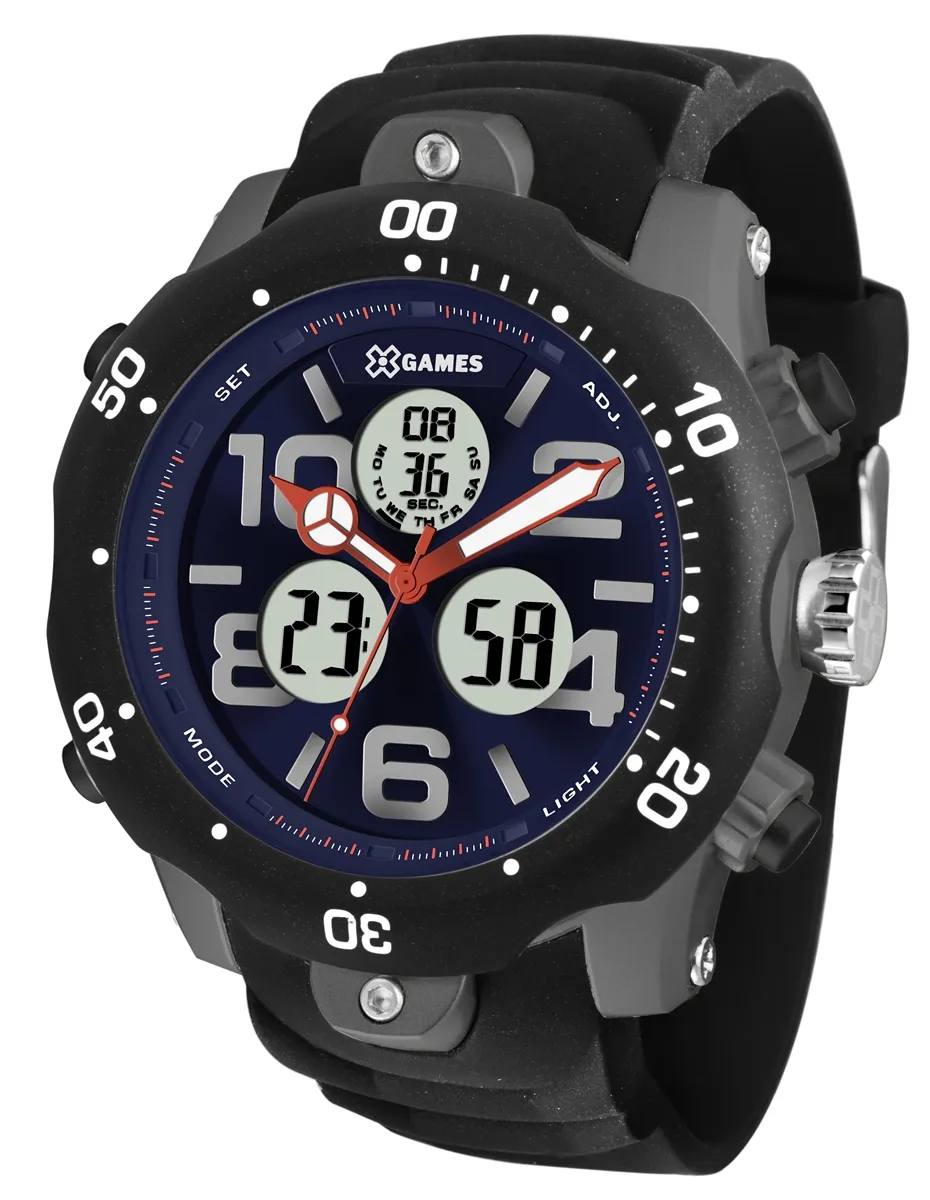 RELÓGIO X GAMES MASCULINO- XMPPA222-D2PX