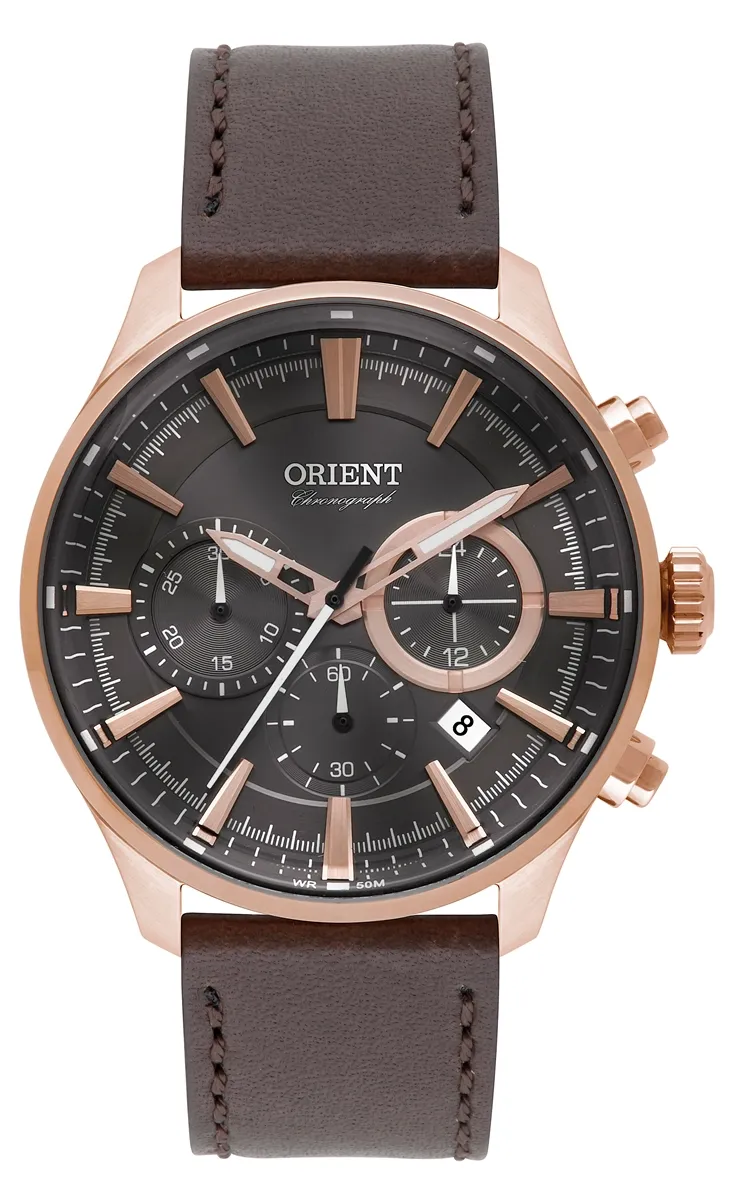 Relógio Orient Masculino MRSCC013 G1MX Rose Gold