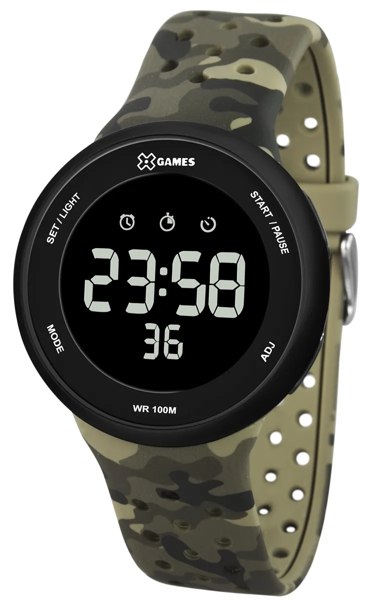 Relógio Pulso X Games Masculino -  Xmppd486-Pxef Preto