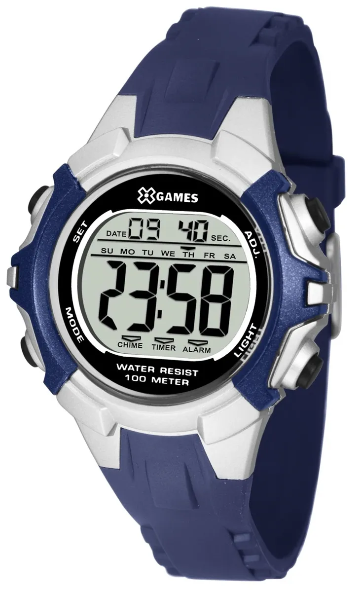 Relógio Pulso X Games - Unissex - Quartz Digital - Xkppd058-Bxdx