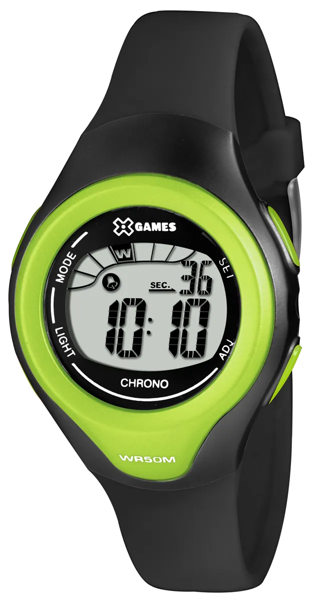 Relógio X Games Unissex - XKPPD030-BXPXRelógio Pulso X Games Masculino - Quartz Digital - Xkppd030-Bxpx Preto e Amarelo