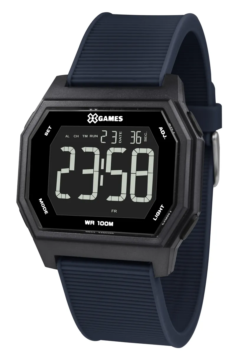 Relógio Pulso X Games Masculino - Quartz Digital - Xgppd114-Pxdx Preto