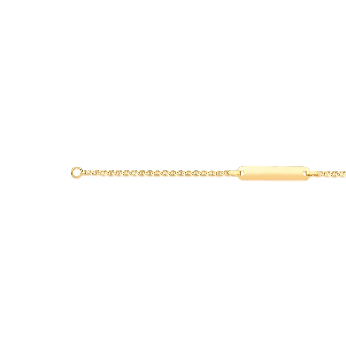 PULSEIRA INFANTIL DE OURO 18K BEBÊ MELINDROSA-14CM