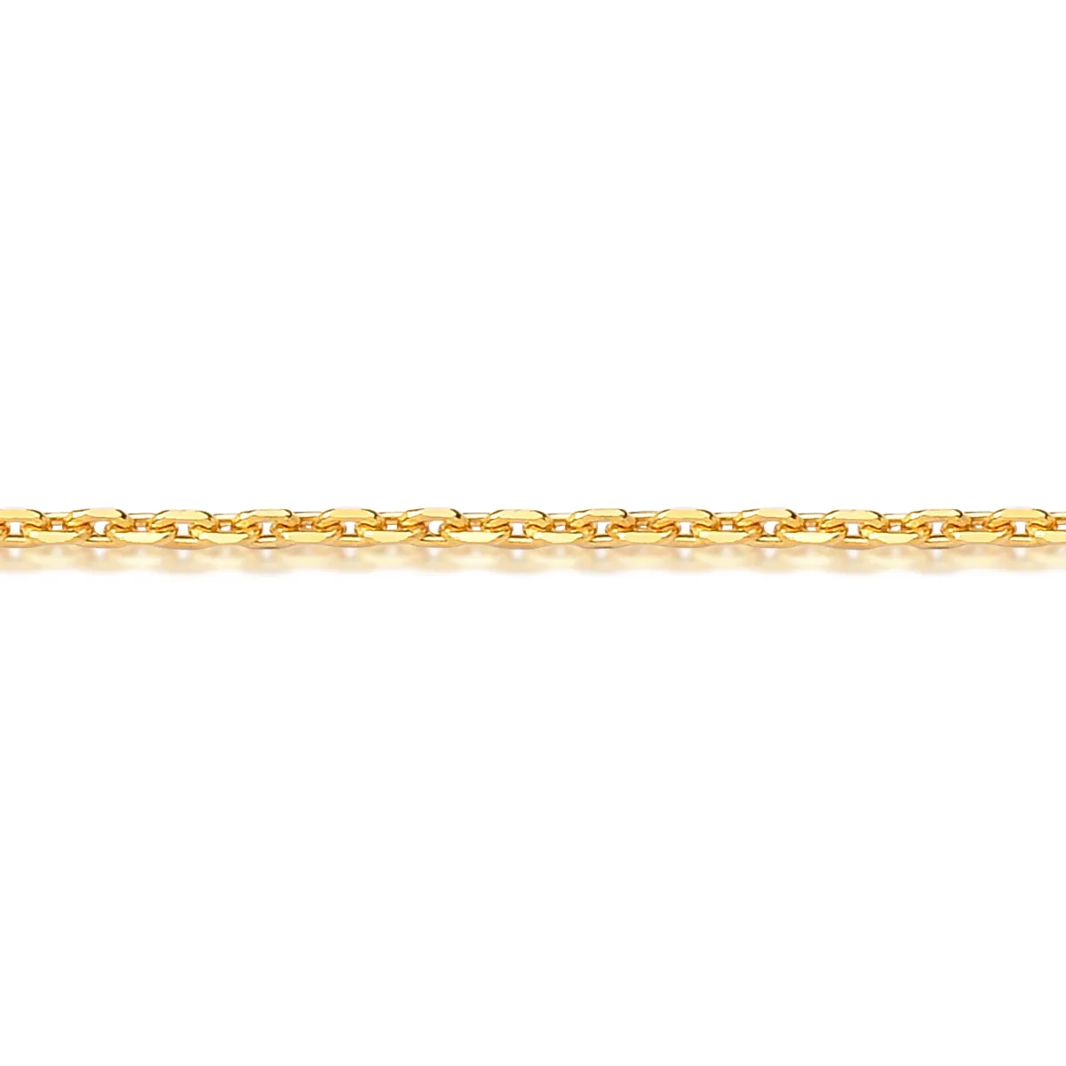 TORNOZELEIRA DE OURO 18K FEMININA MALHA CARTIER-24CM