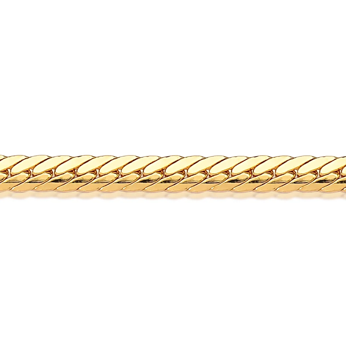 Pulseira de ouro 18k NAVETE 18CM