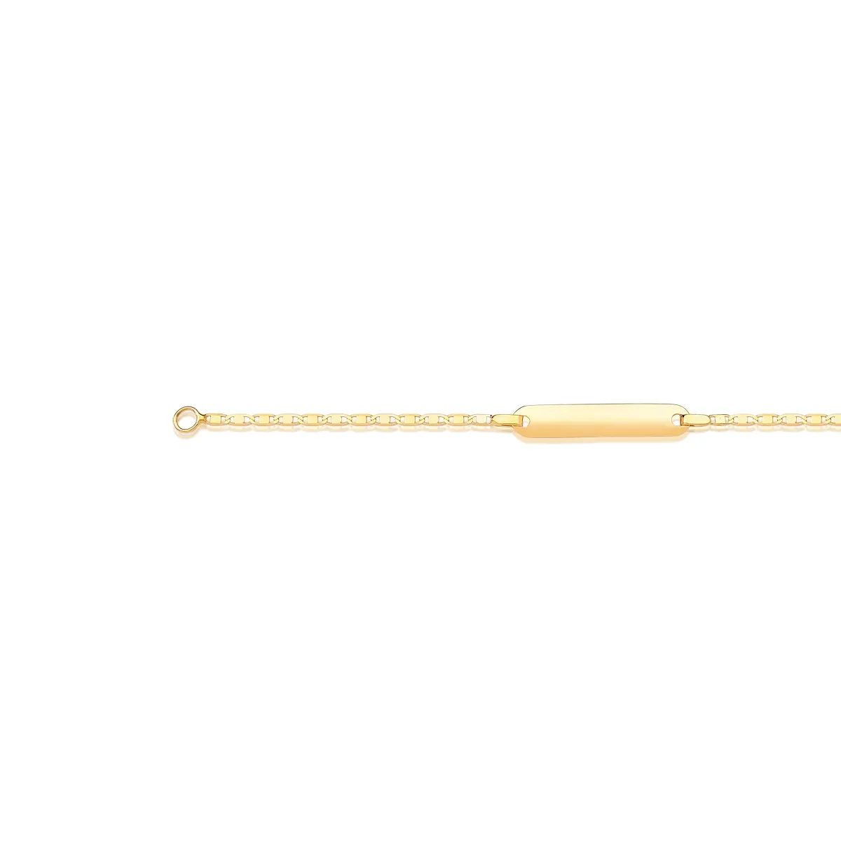 PULSEIRA INFANTIL DE OURO 18K PARA BEBÊ MELINDROSA-14CM