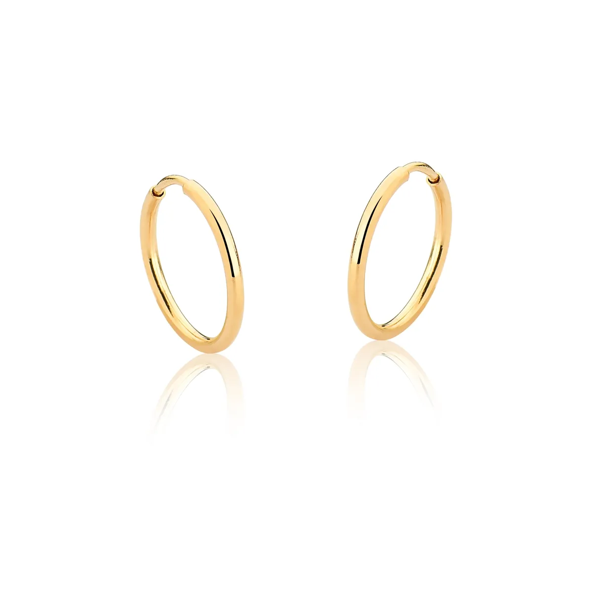 BRINCO DE OURO 18K ARGOLA LISA