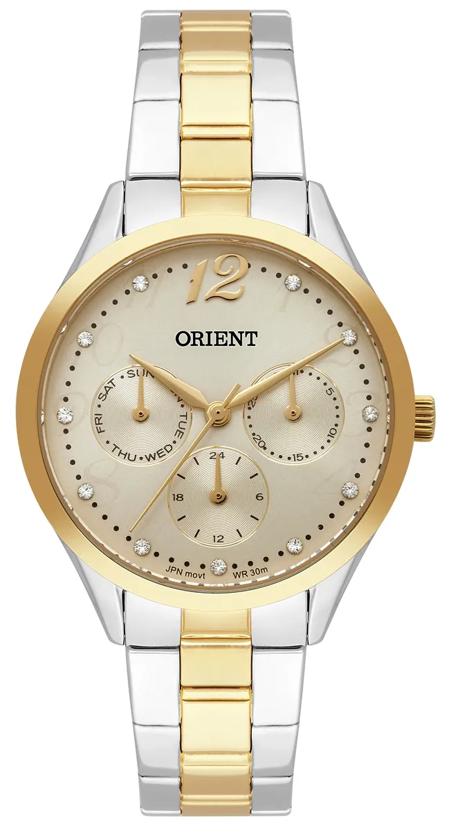 Relógio Orient Feminino FTSSM053 C2SK 2 Tons