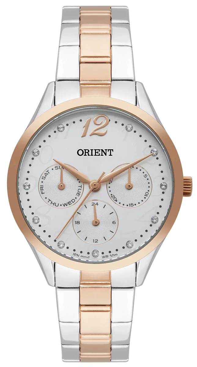 Relógio Orient Feminino FTSSM054 S2SR 2 Tons