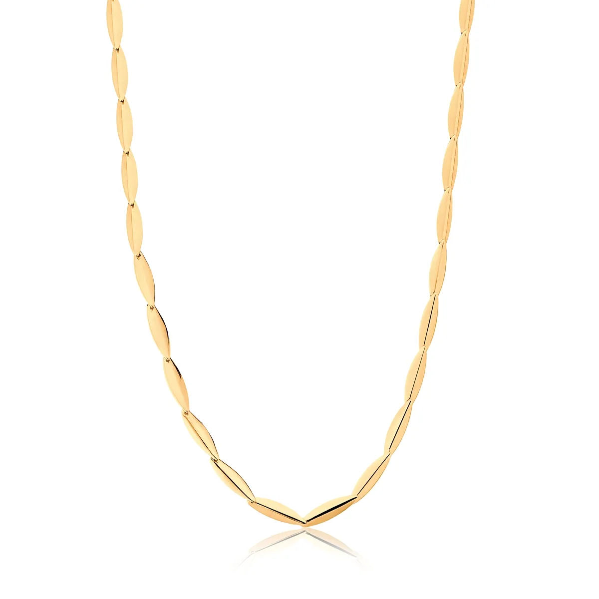 COLAR EM PRATA 925 COM BANHO DE OURO 45CM - COLEÇÃO RAIN