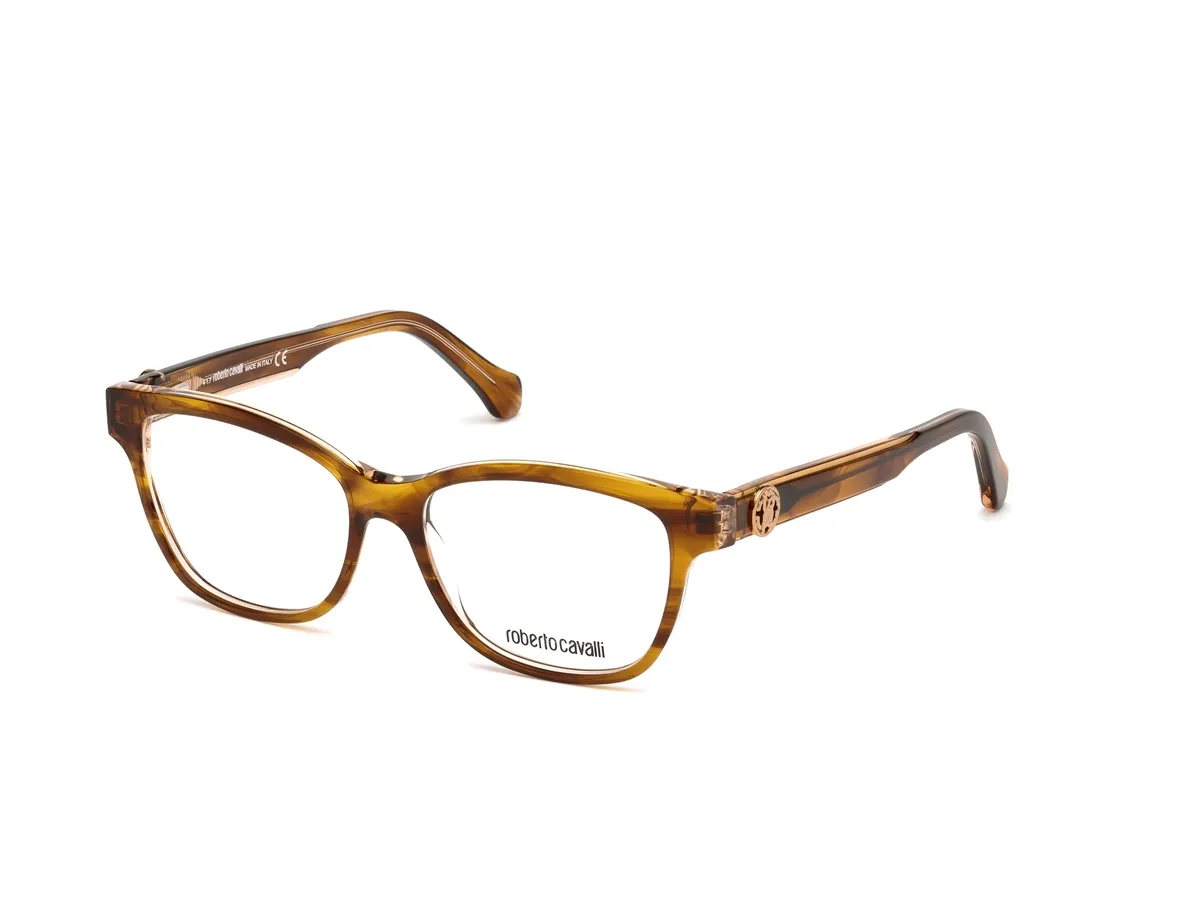 Armação Roberto Cavalli RC5050_53056 Marrom Mesclado