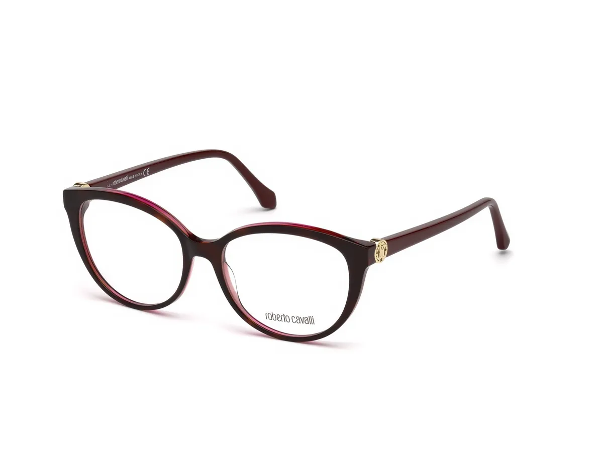Óculos de Grau Roberto Cavalli RC5073_54056 Acetato Bordô