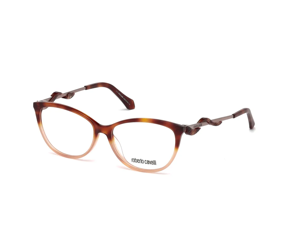 Óculos de Grau Roberto Cavalli RC5007_54A56 Acetato Marrom Mesclado