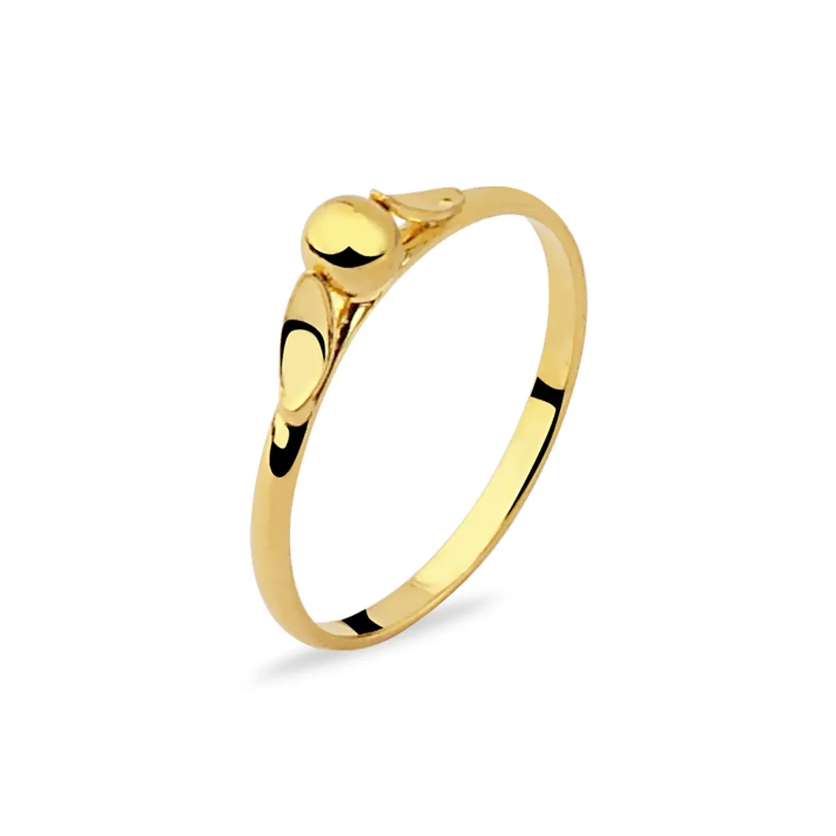 Anel de Ouro Amarelo 18k Infantil
