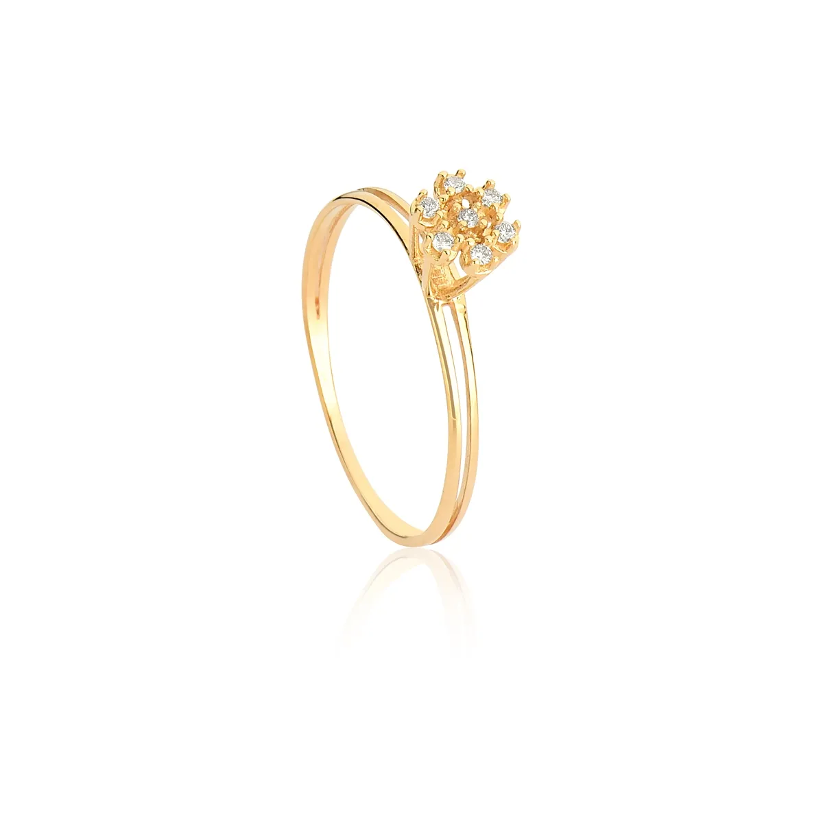 Anel Glifts Splendide chuveiro ouro 18k com 4,2pts de Diamantes