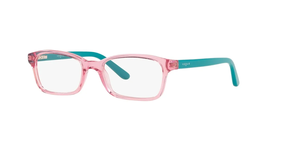 Óculos de Grau Infantil Vogue Junior 0VY2002 2836 46 Acetato Rosa e Azul