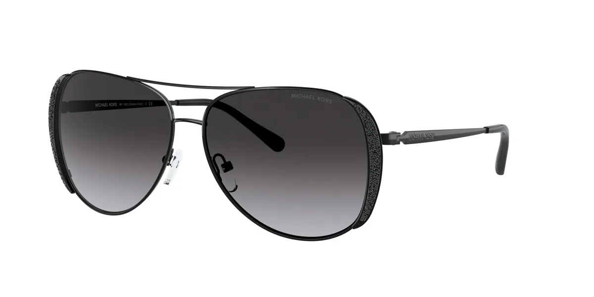 Óculos de sol MIchael Kors Metal Preto - 0MK1082 10618G 58