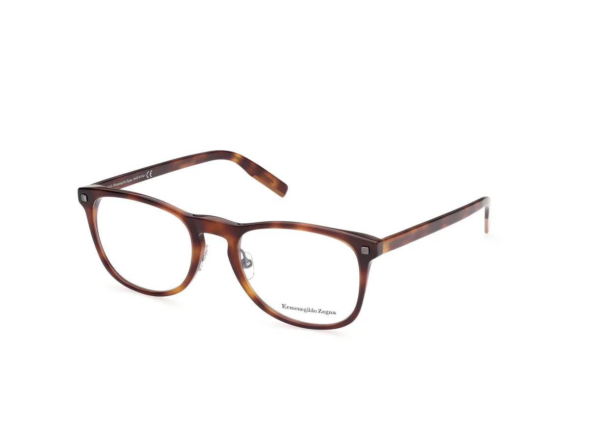 ARMAÇÃO ERMENEGILDO ZEGNA ACETATO MARROM MESCLADO - EZ5194_54052