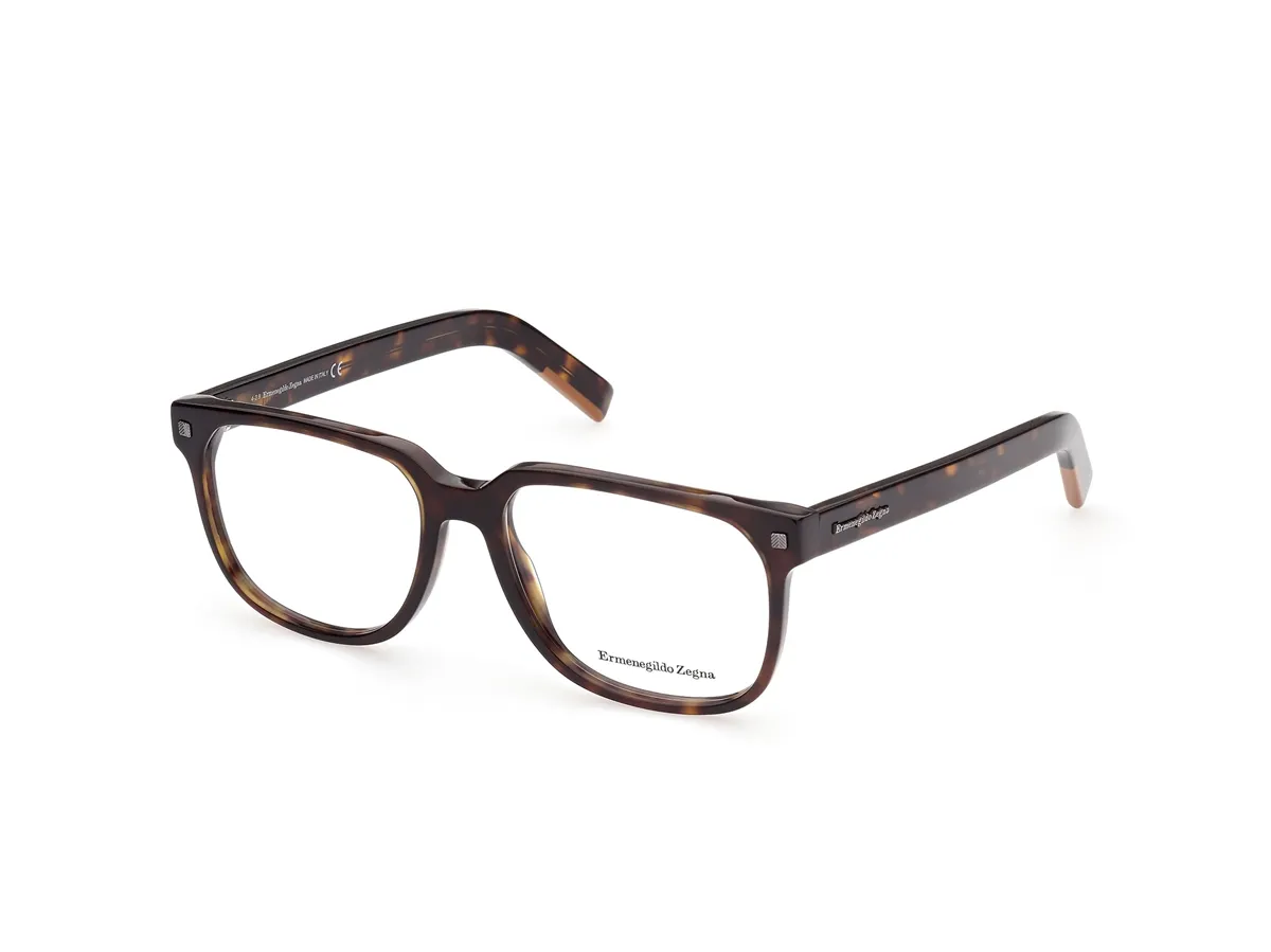 ARMAÇÃO ERMENEGILDO ZEGNA ACETATO MARROM MESCLADO - EZ5197_55052