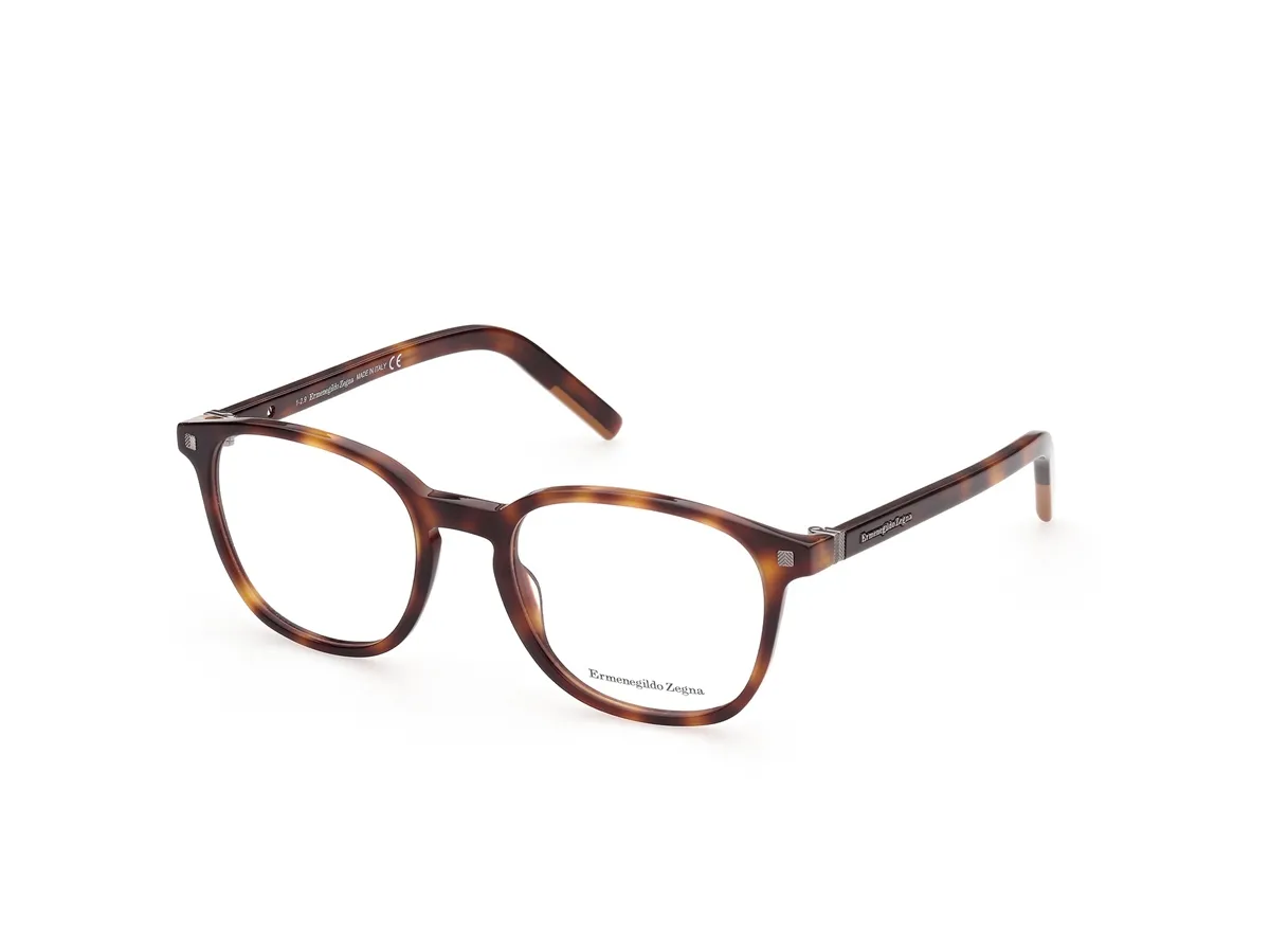 ARMAÇÃO ERMENEGILDO ZEGNA ACETATO MARROM MESCLADO - EZ5186 53053