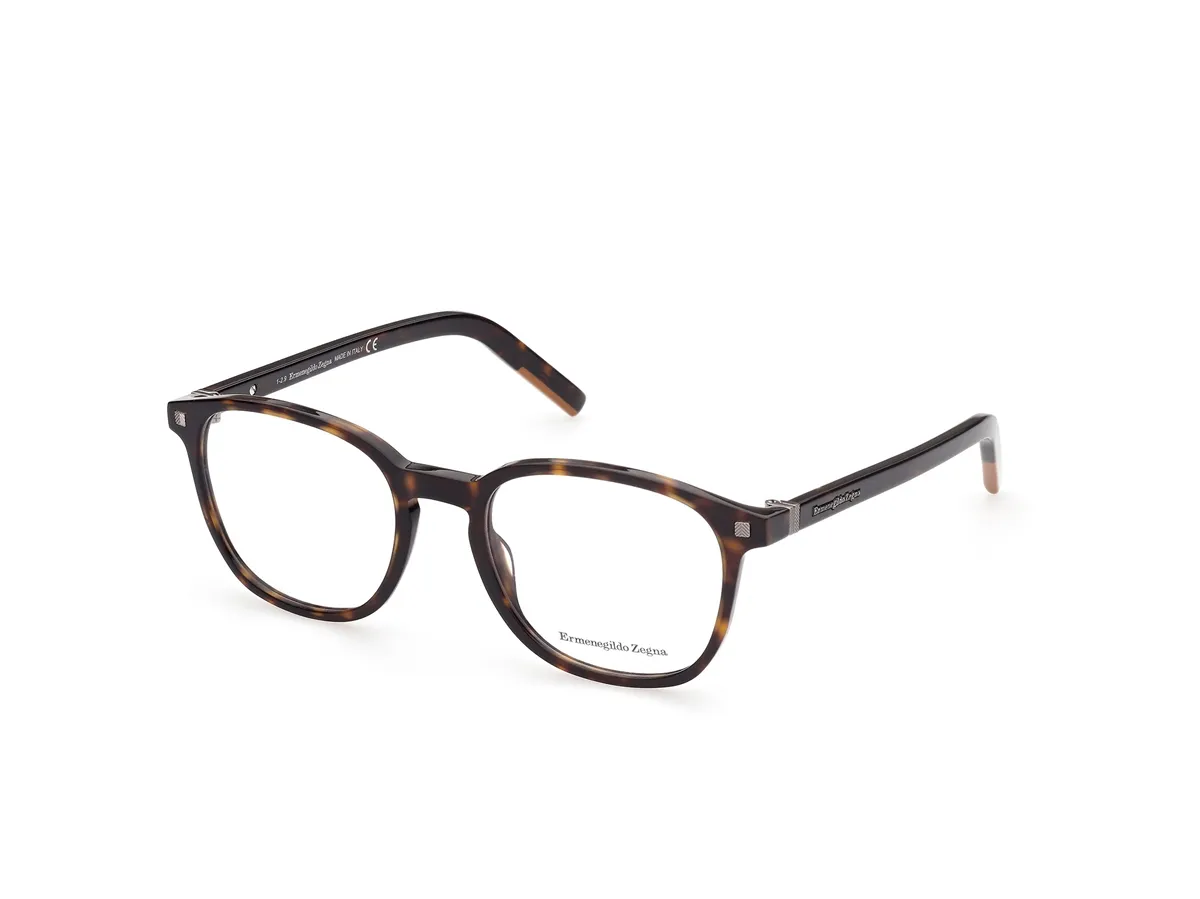ARMAÇÃO ERMENEGILDO ZEGNA ACETATO MARROM MESCLADO - EZ5186_53052